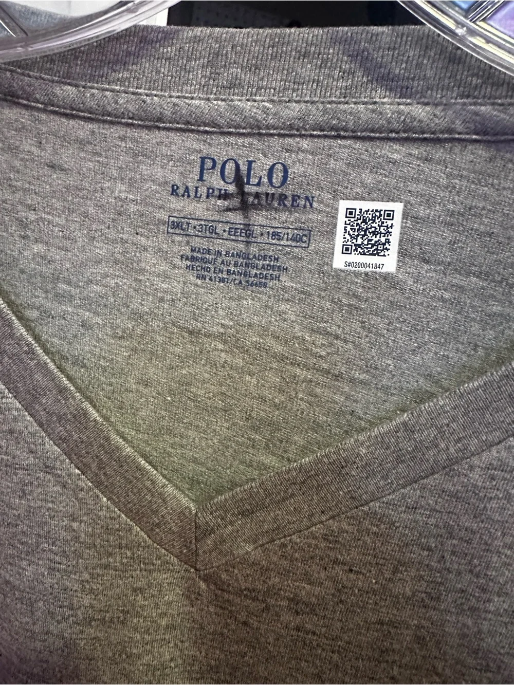 Polo Ralph lauren gray short sleeve t shirt